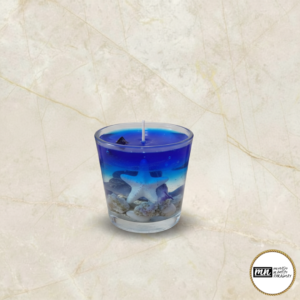 Vela Aromática de Resina Azul